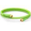 imageRAINPOINT Garden Hose 100ft  lightweight Heavy Duty Water Hose with Swivel Handle  Flexible Hybrid Rubber 58quot Male to Female5ft