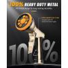 imageRAINPOINT Garden Hose Nozzle Heavy Duty Metal Water Hose Sprayer Nozzle with 9 Adjustable Spray Patterns High Pressure Hand Sprayer for Watering Plants ampamp LawnsBlackOrange