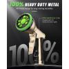 imageRAINPOINT Garden Hose Nozzle Heavy Duty Metal Water Hose Sprayer Nozzle with 9 Adjustable Spray Patterns High Pressure Hand Sprayer for Watering Plants ampamp LawnsBlackGreen