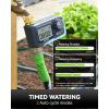 imageRAINPOINT Sprinkler Timer 100 Metal Water Pipe Water Timer for Garden Hose Programmable Hose Controller with Manual WateringRain Delay Automatic Drip Irrigation System for Lawn 1 Outlet