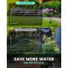 imageRAINPOINT Sprinkler Timer 2 Outlet Water Timer for Garden Hose Drip Irrigation Timer for Yard Outdoor Watering Rain DelayManualAutomatic System Controller Brass Inlet V2Metal