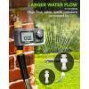 imageRAINPOINT Sprinkler Timer Programmable Water Timer for Garden Hose Outdoor Soaker Hose Timed with Rain DelayManualAutomatic Watering System Digital Irrigation for Yard Lawn 1 OutletBrass