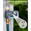 imageRAINPOINT Sprinkler Timer with Brass Inlet ampamp Outlet Programmable Hose Timer for Garden Soaker Hose Watering Timer with Rain DelayManual Watering System Digital Drip Irrigation for Yard LawnGreen