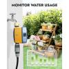 imageRAINPOINT WiFi Water Timer Smart Hose Timer for Garden Hose WiFi Irrigation Controller Smart Sprinkler System Valve APP ampamp Voice Control WeatherBased Automatic Rain Delay Brass Inlet ampamp OutletTimer without WiFi hub
