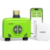 imageRAINPOINT WiFi Water Timer for Garden Hose 2 Zone Smart Hose Timer WiFi Sprinkler Controller with Antenna Gateway Support WiFi ampamp Ethernet Connection Automatic Watering System for Lawn and YardGreen