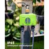 imageRAINPOINT WiFi Water Timer for Garden Hose 2 Zone Smart Hose Timer WiFi Sprinkler Controller with Antenna Gateway Support WiFi ampamp Ethernet Connection Automatic Watering System for Lawn and YardGreen