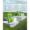 imageRAINPOINT WiFi Water Timer for Garden Hose 2 Zone Smart Hose Timer WiFi Sprinkler Controller with Antenna Gateway Support WiFi ampamp Ethernet Connection Automatic Watering System for Lawn and YardGreen