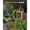 imageRAINPOINT WiFi Water Timer with Brass Inlet ampamp Outlet2 Zone WiFi Hose Timer for LawnWiFi Sprinkler Controller via APPVoice ControlAutomatic Watering System by TimeWeatherQuantitySoil Moisture2 Zone Timer