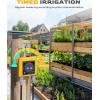 imageRAINPOINT WiFi Water Timer with Brass Inlet ampamp Outlet2 Zone WiFi Hose Timer for LawnWiFi Sprinkler Controller via APPVoice ControlAutomatic Watering System by TimeWeatherQuantitySoil Moisture2 Zone Timer