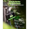 imageRainPoint WiFi Water Timer for Garden Hose with Brass Inlet 2Zone Smart Hose Timer WiFi Irrigation Controller Automatic Sprinkler Watering System for Lawns and YardGreen