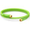 imageRAINPOINT Garden Hose 100ft  lightweight Heavy Duty Water Hose with Swivel Handle  Flexible Hybrid Rubber 58quot Male to Female5ft
