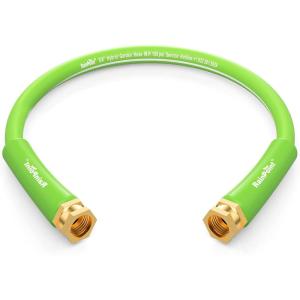 imageRAINPOINT Garden Hose 100ft  lightweight Heavy Duty Water Hose with Swivel Handle  Flexible Hybrid Rubber 58quot Male to Female3ft