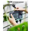 imageRAINPOINT 3 Zone Sprinkler Timer with Brass Inlet Water Timer for Garden HoseRain DelayManualAutomatic Watering System HoseHose Timers for Watering with IP65 Waterproof Large LCD for Yard3 Zone water timer