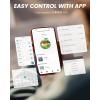 imageRAINPOINT 8 Zone Smart Sprinkler Controller  Local Weather Intelligence WiFi Sprinkler System Controller Easy Install APP Control Irrigation System Sprinkler Timer for Garden Yard