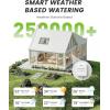 imageRAINPOINT 8 Zone Smart Sprinkler Controller  Local Weather Intelligence WiFi Sprinkler System Controller Easy Install APP Control Irrigation System Sprinkler Timer for Garden Yard