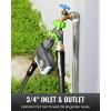 imageRAINPOINT Garden Hose Splitter 2 Way Heavy Duty Water Hose Y Spigot Splitter with Shutoff Valves 100 Metal Body Outdoor Faucet Splitter 19quot Extra Long Metal Handle 34quot GHT Thread 1 OrangeGreen