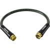 imageRAINPOINT Short Garden Hose 3ft x 58quot Water Hose Heavy Duty Flexible Lightweight Durable Hybrid Hose with Swivel Handle for Yard Car Wash Pets No Kink Male to Female Fittings3FT