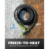 imageRAINPOINT Short Garden Hose 3ft x 58quot Water Hose Heavy Duty Flexible Lightweight Durable Hybrid Hose with Swivel Handle for Yard Car Wash Pets No Kink Male to Female Fittings50FT