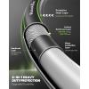 imageRAINPOINT Short Garden Hose 3ft x 58quot Water Hose Heavy Duty Flexible Lightweight Durable Hybrid Hose with Swivel Handle for Yard Car Wash Pets No Kink Male to Female Fittings5FT