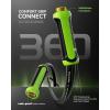 imageRAINPOINT Short Garden Hose 3ft x 58quot Water Hose Heavy Duty Flexible Lightweight Durable Hybrid Hose with Swivel Handle for Yard Car Wash Pets No Kink Male to Female Fittings100FT