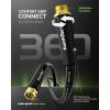 imageRAINPOINT Short Garden Hose 3ft x 58quot Water Hose Heavy Duty Flexible Lightweight Durable Hybrid Hose with Swivel Handle for Yard Car Wash Pets No Kink Male to Female Fittings15FT