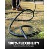 imageRAINPOINT Short Garden Hose 3ft x 58quot Water Hose Heavy Duty Flexible Lightweight Durable Hybrid Hose with Swivel Handle for Yard Car Wash Pets No Kink Male to Female Fittings25FT