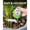 imageRAINPOINT Soil Moisture Meter for Plants  Accurate Plant Water Meter for Houseplants and Outdoor PlantsGardeningFarmingNo Batteries NeededWhiteGreen