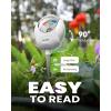 imageRAINPOINT Soil Moisture Meter for Plants  Accurate Plant Water Meter for Houseplants and Outdoor PlantsGardeningFarmingNo Batteries NeededWhiteWhite