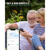 imageRAINPOINT Sprinkler Timer WiFi Water Timer for Garden Hose Smart Irrigation Controller APP Remote Control 24Ghz WiFi ConnectionWiFi Connection
