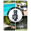 imageRAINPOINT Water Flow Meter Measure Consumption and Flow Rate up to 99999 GallonLiter 5 Accuracy Water Meter for RV Garden Hose Pool Lawn Sprinkler ampamp Nozzle SprayerPlastic