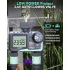 imageRAINPOINT Water Timer for Garden Hose  2 Zone Sprinkler Timer with Rain DelayManual WateringAutomatic Irrigation for Yard Lawn2