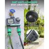 imageRAINPOINT Water Timer for Garden Hose  2 Zone Sprinkler Timer with Rain DelayManual WateringAutomatic Irrigation for Yard Lawn2