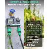 imageRAINPOINT Water Timer for Garden Hose  2 Zone Sprinkler Timer with Rain DelayManual WateringAutomatic Irrigation for Yard Lawn2