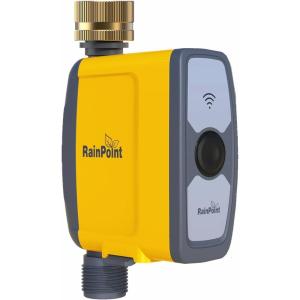 imageRAINPOINT WiFi Water Timer Smart Hose Timer WiFi Irrigation Controller Wireless Watering System Valve APP ampamp Voice Control WeatherBased Automatic Rain Delay Brass InletTimer without WiFi hub