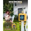 imageRAINPOINT WiFi Water Timer Brass Inlet ampamp OutletNo WiFi Hub 24Ghz WiFi Compatible TWG004WRF Hub Lot ampgt2021082 Zone Timer Brass Outlet Without Hub
