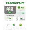 imageRAINPOINT 134PCS Hydroponic Pods Kit  Seed Pod Kit for Aerogarden and All Brand  1 PCS AB Food 2 PCS Fertilizer 13 PCS Baskets 13 PCS Covers 52 PCS Grow Sponges 52 PCS Labels 1 PCS Tweezers134PCS