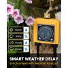 imageRAINPOINT WiFi Hose Timer Smart Water Timer for Garden Drip Irrigation Controller System with WiFi Hub Automatic Manual Watering Alexa APP Voice Control