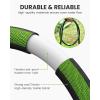 imageRAINPOINT Flat Soaker Hose 15FT for Garden Beds and Lawns Drip Hose with Anodized Aircraft Aluminum Ends Flexible Leakproof and Save 80 Water GreenGreen