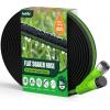 imageRAINPOINT Flat Soaker Hose 15FT for Garden Beds and Lawns Drip Hose with Anodized Aircraft Aluminum Ends Flexible Leakproof and Save 80 Water GreenGreen