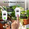 imageRAINPOINT Smart Digital Wireless Plant Moisture Meter Houseplant IndoorWiFi Hub NeededCapacitive ProbeLeavein Soil Hygrometer SensorRealtime Monitor Humidity Tester Outdoor GardeningTwoPack Set  Sensor Only