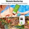 imageRAINPOINT Smart Digital Wireless Plant Moisture Meter Houseplant IndoorWiFi Hub NeededCapacitive ProbeLeavein Soil Hygrometer SensorRealtime Monitor Humidity Tester Outdoor GardeningSensor  Hub