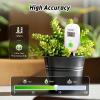 imageRAINPOINT Smart Digital Wireless Plant Moisture Meter Houseplant IndoorWiFi Hub NeededCapacitive ProbeLeavein Soil Hygrometer SensorRealtime Monitor Humidity Tester Outdoor GardeningSensor  Hub