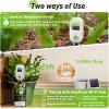 imageRAINPOINT Smart Digital Wireless Plant Moisture Meter Houseplant IndoorWiFi Hub NeededCapacitive ProbeLeavein Soil Hygrometer SensorRealtime Monitor Humidity Tester Outdoor GardeningSensor  Hub