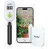 imageRAINPOINT Smart Digital Wireless Plant Moisture Meter Houseplant IndoorWiFi Hub NeededCapacitive ProbeLeavein Soil Hygrometer SensorRealtime Monitor Humidity Tester Outdoor GardeningSensor  Hub