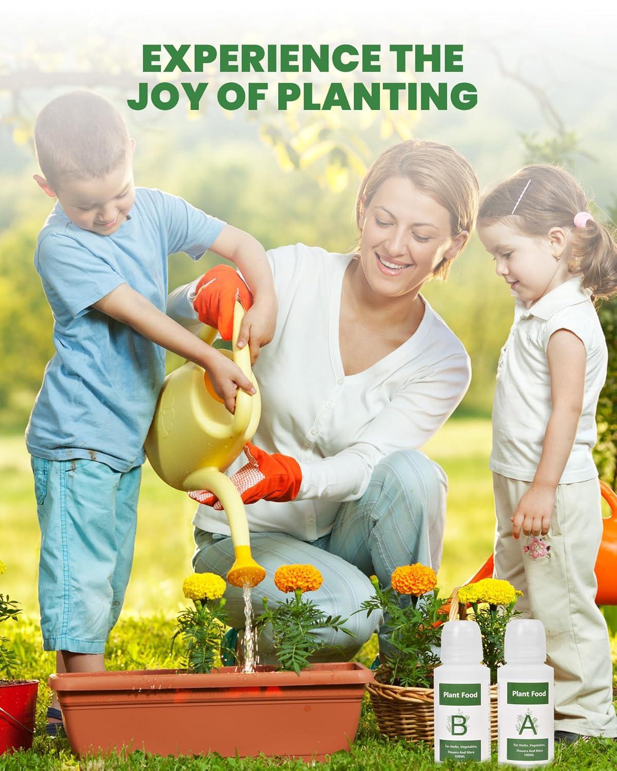 imageRainPoint Hydroponic Nutrients AampampB 800ml in Total Plant Food AampampB for Indoor Hydroponics Growing System Hydroponics Fertilizer for Growing Vegetables Fruits and Flowers