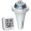 imageRAINPOINT AntiFog 360 Reading 3 Large Letters Displays Wireless Digital Pool Thermometer FloatingDualLayer IP68 Waterproofing Remote Temperature Monitor Easy Read Hot Tub SPA Inflatable PoolPinkWhite