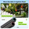 imageRAINPOINT QuickConnect 14 Drip Irrigation Tubing Adjustable Water Flow Rate Accessories KitExpansion Kit Pack for Extra 10 Plants Dripline Tubing ID 16  4mm ampamp OD 14  6mm