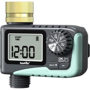 imageRAINPOINT 1 Zone Irrigation Timer for Yard Outdoor Watering
