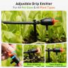 imageRAINPOINT BeginnerFriendly Automatic Plant Waterer Indoor for Pot PlantIP54 Waterproof Outdoor Patio Drip Irrigation System Germination Device Kit Adjustable Water Output Vacation for 1015 Plants