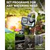 imageRAINPOINT Water Timer for Garden Hose  2 Zone Sprinkler Timer with Rain DelayManual WateringAutomatic Irrigation for Yard Lawn1